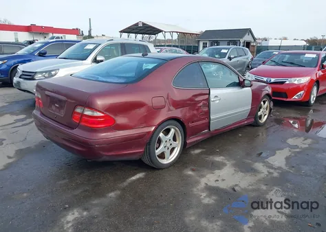 2002 Mercedes-Benz Clk 430 z USA, uszkodzony, nr VIN WDBLJ70G22T099940